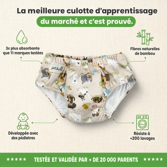 Culottes d'Apprentissage PetiKids® OEKO-TEX